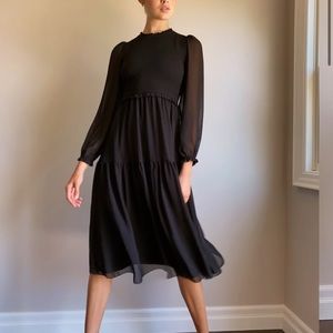 Rosalyn dress black aritzia - worn once and like  new